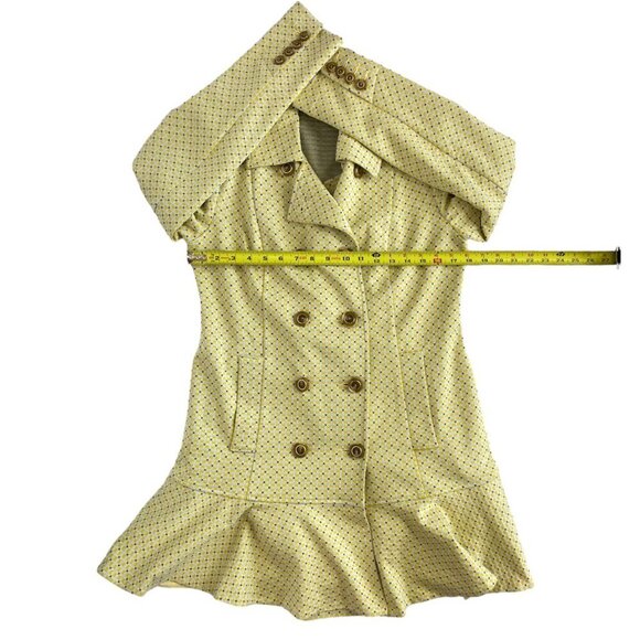 CAbi Hobnob Topper Yellow Coat Dress - Picture 10 of 13
